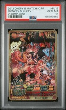 2012 ONE PIECE ONEPY BERRY MATCH IC PROMO V JUMP JUNE MONKEY D. LUFFY PSA 10 picture