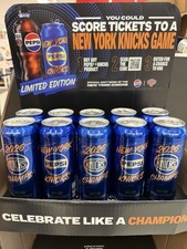 Pepsi New York Knicks 2026 Champs Limited Edition Soda Can Sign Blue picture