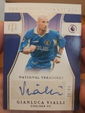 Gianluca Vialli /89 Autograph Chelsea Panini Treasured picture