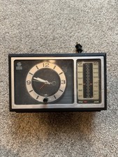 Vintage General Electric GE Alarm Clock Radio AM/FM Analog Model READ NO RADIO picture