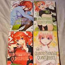 The Quintessential Quintuplets Vol. 4-7 Manga Lot English Kodansha Haruba picture
