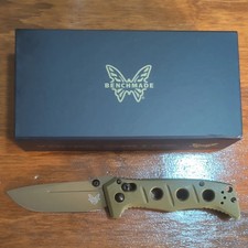 Benchmade 273FE-2 Mini Adamas Folding Knife CPM-CruWear Steel G10 Handle USA picture
