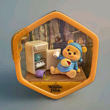 Disney Winnie the Pooh Honeycomb Homes Scene - Pooh Having A Midnight Snack picture