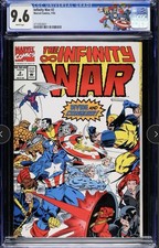 The Infinity War # 2 (July 1992 Marvel Comics, UK Price) CGC 9.6 picture