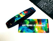 ZOX **ANYTHING IS POSSIBLE** Silver Single med mystery pack Wristband w/Card picture