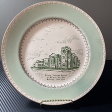 Beautiful Old Church Plate. Trinity Lutheran Church. Brooklyn, New York picture