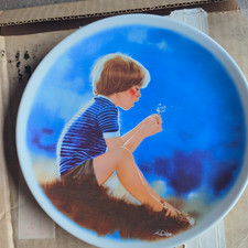 Viletta Donald Zolan Erik and Dandelion Fine China LE Numbered Plate #2298C picture