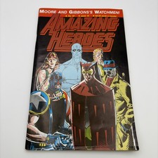 Vintage Amazing Heroes #97 June 15 1986 Watchmen Preview Alan Moore Gibbons picture