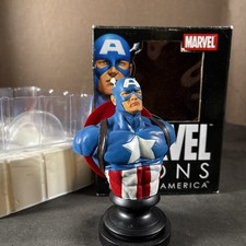 CAPTAIN AMERICA MINI BUST MARVEL DIAMOND SELECT /5000 STATUE picture