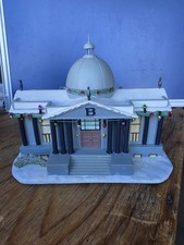 Hawthorne Christmas Village Simpsons Mr Burns Mansion Mint In Box Unused COA picture