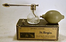 Lot 2 Vintage St. Regis Universal Atomizer (No. 100) Devibliss 14 Amber Bottle picture