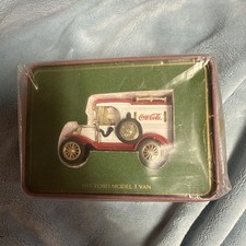 COCA 1913 FORD MODEL T DELIVERY VAN IN TIN BOX SANTA CHRISTMAS EDITION picture