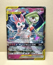 Gardevoir Sylveon GX #130/214 Tag Team Unbroken Bonds NM 2019 Pokemon Sun & Moon picture