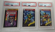 1990 Marvel Universe Wolverine PSA Graded Lot of 3 #10 #23 #133 X-Men picture