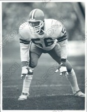 1983 Cleveland Browns Football Player Linebacker Chip Banks Press Photo picture