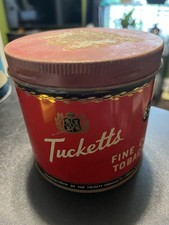 Vintage Tucketts Fine Tobacco Tin picture