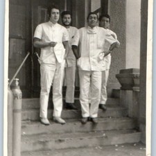 c1970s Hospital Medical Doctors Surgeons Uniforms Gas Tanks Snapshot Photo Vtg picture