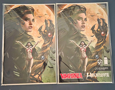 VAMPIRELLA WITCHBLADE 1 IVAN TALAVERA 616 COMICS Variant AB Set LTD 500 picture