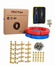 EFIELD 1/2 Inch 2 x 100 ft Blue & Red Pex-b Pipe/Tubing Kit(PIPE-B026-1) picture