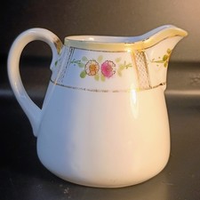 Antique 1910s Japanese Fine China Creamer Pitcher Hand Painted Nippon picture