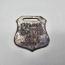 1904 Alton Parker & Henry Davis Presidential Campaign RR Tag Fob picture