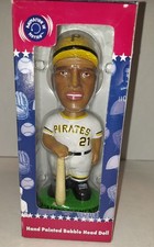 Bobble Dobbles Roberto Clemente Pirates #21 HOF Series Bobblehead 2001 NIB picture