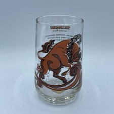 VTG Arby's 70’s Taurus Zodiac Promotional Drinking Glass Tumbler 1976 Restaurant picture