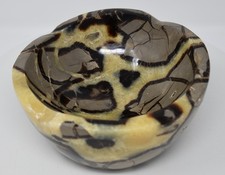 Septarian Carved Bowl 170 mm x 74 mm tall 2135 g picture