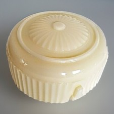 Antique 1920's-30's Art Deco Victorian Custard Glass Chandelier Slip Shade picture