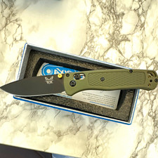 Benchmade 535 Bugout Pocketknife CPM-S30V Green/Black Plain Edge Axis Lock picture