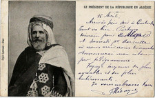 French North Africa - The President of the Republic Algeria - Postcard, 1900s picture