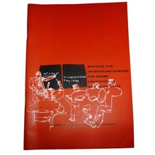 Vintage 1960 NY State Higher Education Report Mid-Century Ephemera Booklet picture