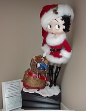 Danbury Mint Betty Boop Christmas Santa Figurine  picture