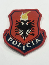 Vintage Albanian POLICE Patch -badge-insignia old version embroidered picture