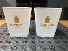 Disaronno Velvet Drinking Glass (2) Square 3 1/2