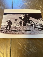 Apollo 15 Moon Landing Photo Print Salute picture