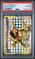 PSA 10 Nidoking BREAK EVOLUTIONS 46/108 GEM MINT Graded Pokemon Card picture