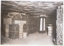 The Catacombs Of Paris 1950 Ancient Old Photo picture