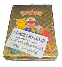 Pok’emon 55 PCs Gold Foil Fan Art Pack Sealed Never Opened picture