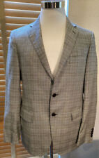 Etro Gray Glen Plaid 2 Button Blazer Sport Coat Jacket Size 40R P13150 picture