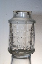 Antique La Valliere FACIAL CREAM JAR New Orleans Louisiana LA 3'' BOTTLE picture