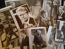 Lot of 23 Jimmy Carter Original Vintage Press Photos - 1970s Political Archive  picture