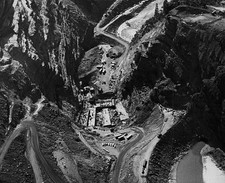Flaming Gorge Dam & Reservoir Historic 1960s Old Photo picture
