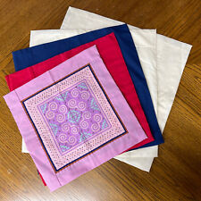 Lot of 5 Hmong Hand Made Embroidered Textile Throw Pillow Covers Cases Shams picture