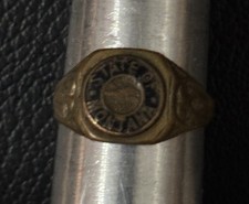 Vintage Antique State Montana Souvenir Ring Size 10 picture