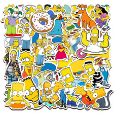 The Simpsons Stickers 20 Pack Random Assortment Bart Homer Marge Set 2 Inch Plus picture