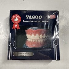Yagoo Custom-Fit Functional Dentures Silicone Reline Denture Set NEW SEALED BOX picture