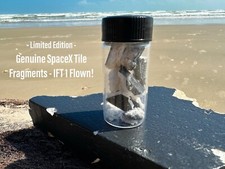 Space X Starship SN24 Heat Shield Thermal Tile Fragments 1 Custom Display Glass picture