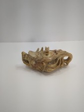 Soapstone Vintage Chinese Carved Dragon Teapot Sculptural Asian Art picture