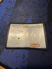 Professor Severus Snape HARRY POTTER TCG 2001 16/116 Holo Foil WOTC RARE picture